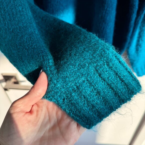 NWT Pistola Teal Blue Sweater - Oversized, Size: Large - Picture 7 of 14
